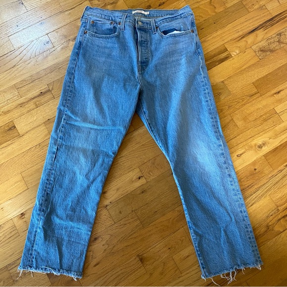 Levis quality womens 31 wedge straight leg jean - Picture 1 of 7